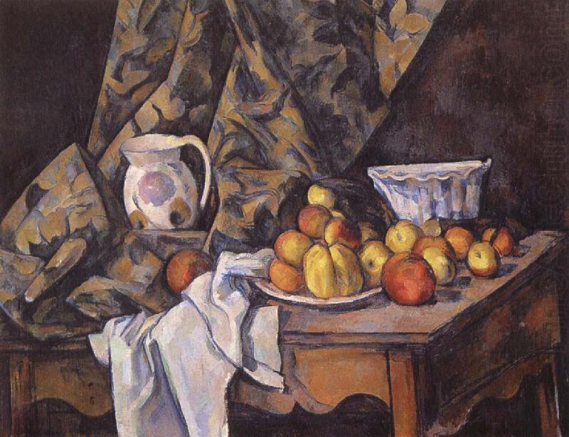 Paul Cezanne Stilleben with apples and peaches china oil painting image